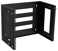 Рама настенная регулируемая 300-500мм 9U черная | код FW05-9U35 | ITK