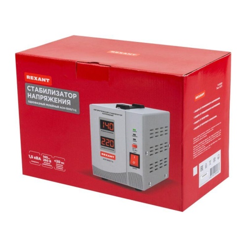 Стабилизатор напряжения АСН-1500/1-Ц Rexant 11-5002 фото 8