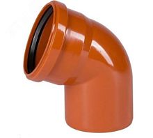 Отвод наружной канализации 125х67 град. | код 221230 | Ostendorf