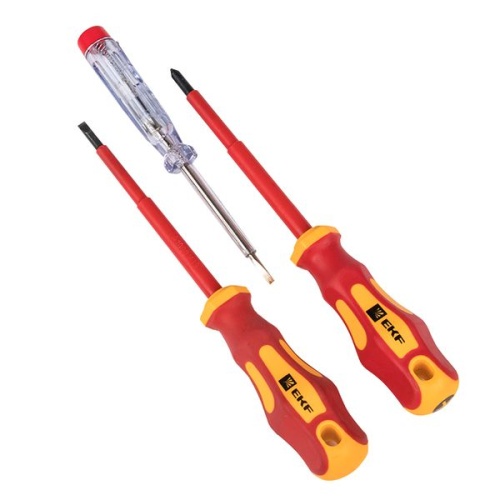 Набор диэлектрических отверток НИО-03 Master | код ndo-03 | EKF фото 2