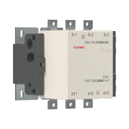 Магнитный контактор DSC115-3C00A380 115А 55кВт (AC3) кат 380В AC | код DSC115-3C00A380 | DKC