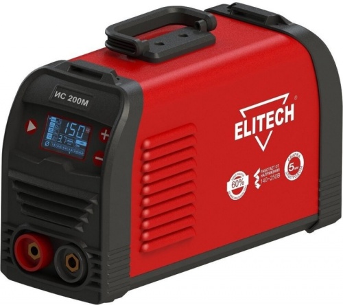 Сварочный аппарат Elitech ИС 200М (E1703.017.00) инвертор MMA DC/TIG DC 7кВт | код 1651948 | Elitech