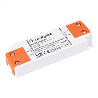 Блок питания ARV-SN12015-FLAT-B (12V, 1.25A, 15W) (ARL, IP20 Пластик, 3 года) | код 29276 | Arlight