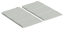 ITK LINEA S Панель основ. шкафа 800х1200мм сер. | код LS-BP35-800-1200 | ITK by IEK