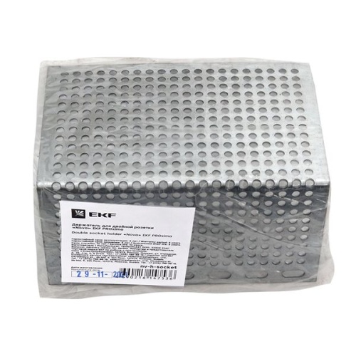 Держатель для двойной розетки "Nova" PROxima | код nv-h-socket | EKF фото 4