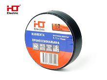 Изолента ПВХ 0.13x15мм 10M (уп./10 шт) черная HLT | код 084-16-055| HLT