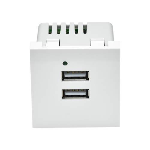 PRIMER РКЮ-23-40-П Розетка USB A+A 4,2А (2 мод.) бел. IEK | код PR-KK40D-RU-0-2-AA-K01 | IEK фото 3