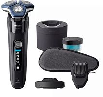 Бритва роторная Philips S7886/58 реж.эл.:3 питан.:аккум. черный | код 1978623 | PHILIPS