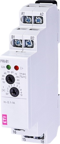 Реле контроля потр. тока PRI-51/1 (0,1..1A) (1x8A_AC1) | код 002471816 | ETI