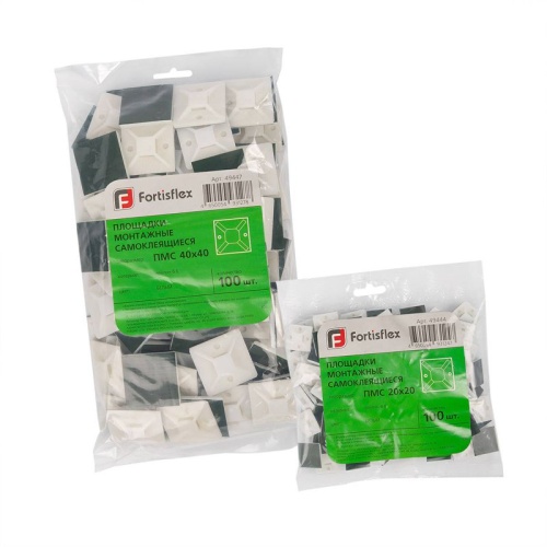 Площадка самоклеящаяся ПМС 40х40 (бел) (100шт) | код 49447 | КВТ фото 5