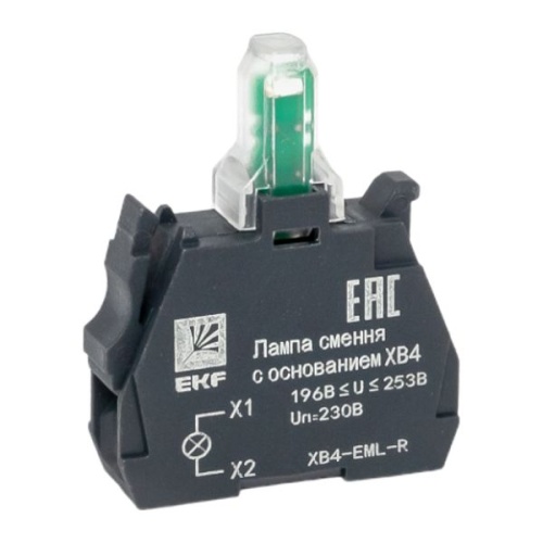 Лампа сменная c основанием XB4 красная 230В PROxima | код XB4-EML-R | EKF фото 2