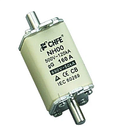 Вставка плавкая NH00, 125A, 500VAC, 120kA, тип gG | код NH00-125GG | CHFE