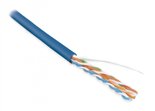 Hyperline SFUTP4-C5E-S24-IN-PVC-GY-305 (305 м) Кабель витая пара SF/UTP. категория 5e. 4 пары(24 AWG). одножильный(solid). экран - фольга + медная оплетка. PVC. –20 C – +75 C. серый - гарантия 15 лет компонентная 25 лет системная | код 47909 (0) Бре