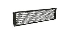 Hyperline BPD-3-RAL9005 Фальш-панель перфорированная на 3U, цвет черный (RAL 9005) | код 483499 | Hyperline