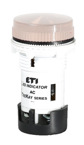 Лампа сигнальная LED матовая TT05X1 240V AC/DC (белая) 54мм | код 004770766 | ETI