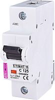Автоматический выключатель ETIMAT 10 1p C 125А (15 kA) | код 002131733 | ETI
