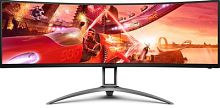 Монитор AOC 48.8 AG493UCX2 черный VA LED 1ms 32:9 HDMI M/M матовая HAS Piv 400cd 178гр/178гр 5120x1440 165Hz G-Sync FreeSync Premium Pro DP 2K USB 14.4кг | код 1939663 | AOC