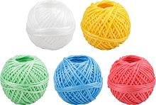 Шпагат полипропиленовый 1000 текс, 50 м белый | код 68161 | КУРС РОС