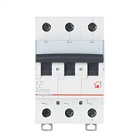 Выключатель автоматический трехполюсный 10А B TX3 6kA | код 403998 | Legrand