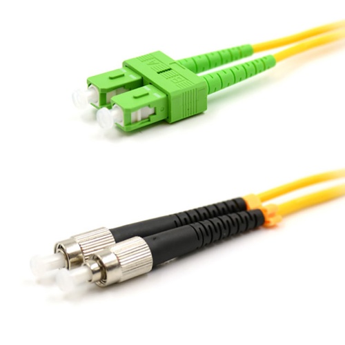 Патч-корд оптический переходной (SM), 9/125 (OS2), SC/APC-FC/UPC, (Duplex), PVC, 5м | код 50-2857-1 | REXANT