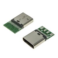 Разъём USB RUICHI USB3.1 TYPE-C 24PF-030, 24 контакта | код 107837 | Ruichi