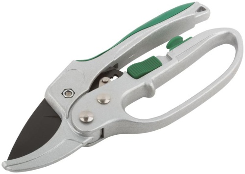 Секатор с реверсом, алюминиевый корпус, Профи, 205 мм | код 77097 | FIT фото 2