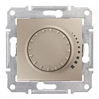 SEDNA СВЕТОРЕГУЛЯТОР повор., индукт., 60-500Вт/ВА, ТИТАН | код SDN2200468 | Systeme Electric