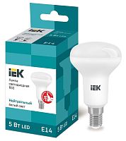 Лампа светодиодная ECO R50 рефлектор 5Вт 230В 4000К E14 | код. LLE-R50-5-230-40-E14 | IEK