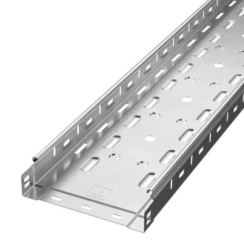 Лоток перфорированный Стандарт INOX (AISI 304) 200х50х3000 (0,8 мм) (3 м/уп) Промрукав | код PR16.2335 | ПРОМРУКАВ