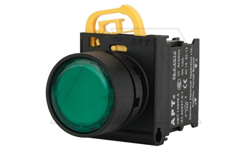 Кнопка плоская PB3E, зеленая, без фиксации, с подсветкой без LED, 1NO, 6A 230VAC/24VDC, 22mm, IP65 | код PB3E-FM1S10S00/G00 | АРТ
