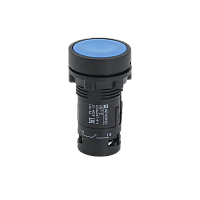 Кнопка плоская синяя, 1NO, IP54, пластик MTB7-EA61 | код 132689 | MEYERTEC