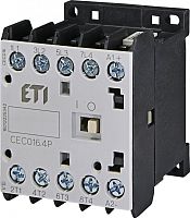 Контактор миниатюрный CEC 16.4P 230V АС (16A, 7,5kW, AC3) 4р (4 н.о.) | код 004641203 | ETI
