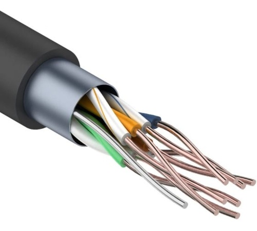 Кабель витая пара FTP 4PR 24AWG, CAT5e наружный (OUTDOOR) (бухта 305 м) (01-0146) | Rexant