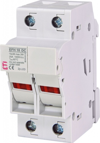 Разъединитель EFH 10 2P-LED 25A 1000V DC (с адаптером) | код 002540513 | ETI