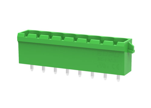 MC-PA5.0V15-D Разъём штекерный MC, прям. конт.,шаг 5.0мм,с защ.,15 конт., зел., шт | код MC-PA5.0V15-D | SUPU