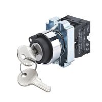 Переключатель NP2-BG25, 2 положения с фиксацией, 1НЗ +1НО IP40 (R)(CHINT) | код 573988 | CHINT