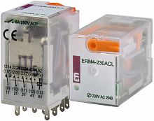 Реле электромеханическое ERM4-230AC 4p | код 002473010 | ETI
