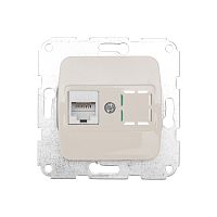 DEA Розетка Компьютер RJ45 с/у мех. Беж KRANZ | код KR-78-0253 | KRANZ