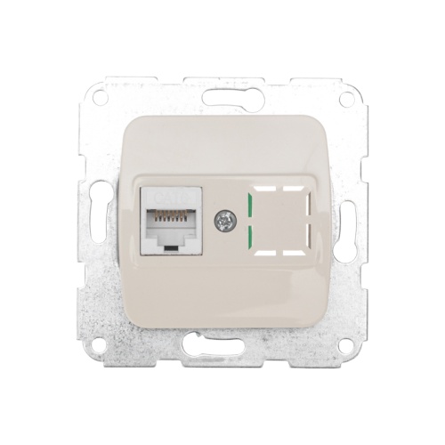 DEA Розетка Компьютер RJ45 с/у мех. Беж KRANZ | код KR-78-0253 | KRANZ