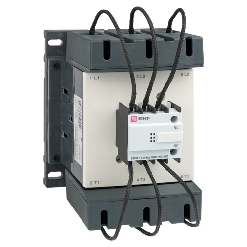 Контактор для конденсатора КМЭК 50квар 400В 2NО+1NC PROxima | код ctrk-s-110-50-400 | EKF Контактор для конденсатора КМЭК 50квар 400В 2NО+1NC PROxima | код ctrk-s-110-50-400 | EKF