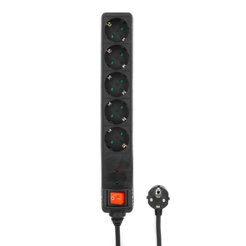Сетевой фильтр Energenie SPG5-C-5 1.5м 16А черный | код SPG5-C-5 | Energenie