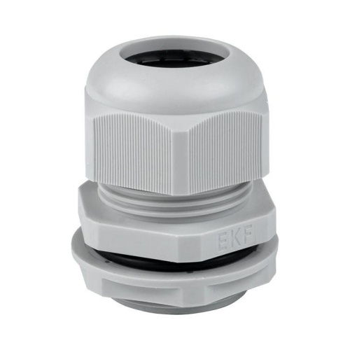 Сальник PG25 IP54 (20 шт) d отв, 31 мм / d провод, 16-21 мм PROxima | код plc-pg-25-r | EKF