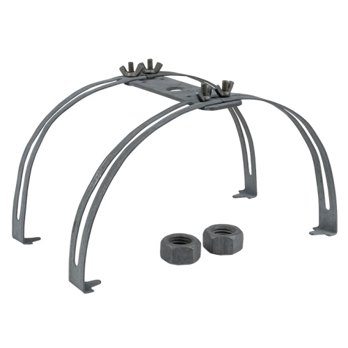 Держатель молниеприемника 1-2 метра на круглый конек двойной PROxima | код lp-04002 | EKF