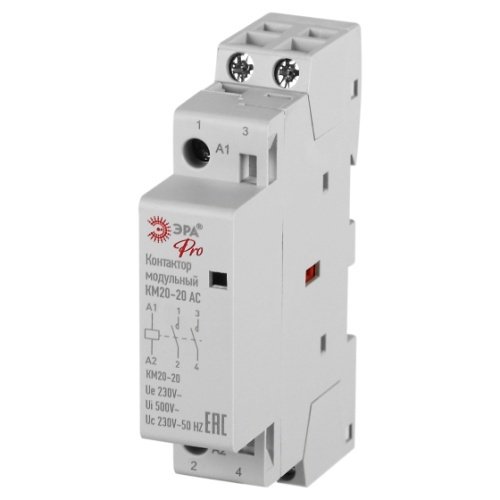 NO-902-327 Контактор модульный ЭРА PRO NO-902-327 КМ20-20 АС | код Б0062261 | ЭРА