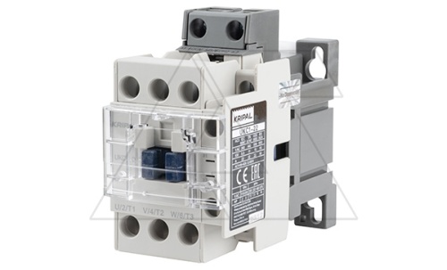 Контактор UKC1-25-11-400AC, 3P, 25A(AC-3), 40A(AC-1), 11kW(400VAC), Uк=400VAC, 1NO+1NC | код UKC1-25-11-400AC | Kripal