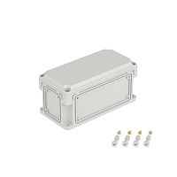 Корпус IP67 300х150х146 Hкрышки=21 пластиковый с выбивным фланцем непрозрачная крышка | код 531210 | DKC