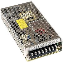 Источник питания AC-DC, 125Вт, вход 88…264В AC, 47…63Гц /248…373В DC, два изолированных выхода 24В/0.5…4A, 48В/0.2…2.5A, изоляция 3000В AC, в кожухе 199х98х38мм, -20…+70С | код RID-125-2448 | MeanWell