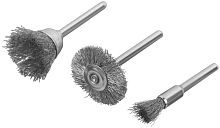 Корщетки стальные набор 3 шт | код 36903 | FIT
