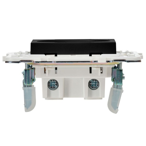 SKANDY Розетка без заземления с защитными шторками 10А SK-R01Bl черный IEKновинка | код SK-R13-10-K02 | IEK фото 5