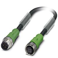 Кабель для датчика / исполнительного элемента SAC-4P-M12MS/ 3,0-186/M12FS | код 1525801 | PHOENIX CONTACT